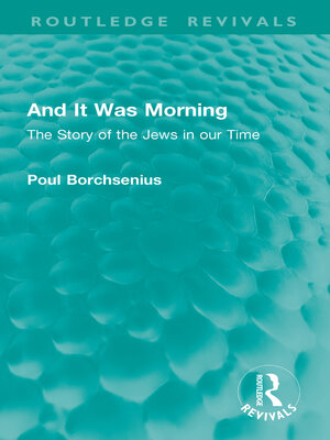 cover image of And It Was Morning